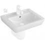 Umywalka 600 x 470 mm do armatury 3-otworowej Villeroy & Boch Subway 6136 60 01 zdj.2